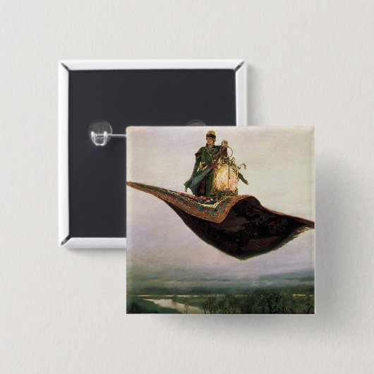 Der fliegende Teppich Button (Vorne & Hinten)