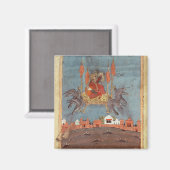 Der fliegende Teppich Magnet (Vorderseite/Rückseite)