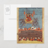 Der fliegende Teppich Postkarte (Vorne/Hinten)