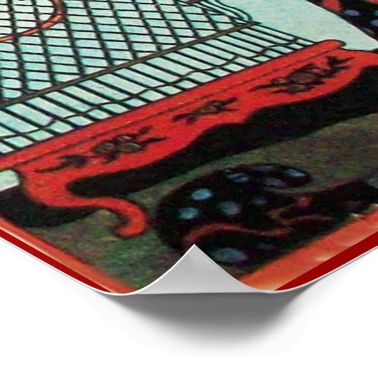 DER FLIGHTLOSE, SCHÖNHEITSGESCHMACK-DESIGNER POSTER (Ecke)