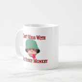 Der flippige Affe Kaffeetasse (Vorderseite Links)