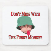 Der flippige Affe Mousepad (Vorne)