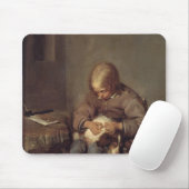 Der Floh-Fänger c.1655 Mousepad (Mit Mouse)