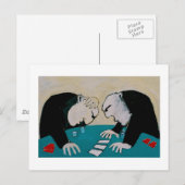 Der Flop Postkarte (Vorne/Hinten)