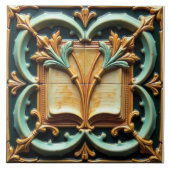 Der Florale Codex Fliese (Vorderseite)