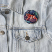 Der Florida-Panther im Sumpf Button (Beispiel)