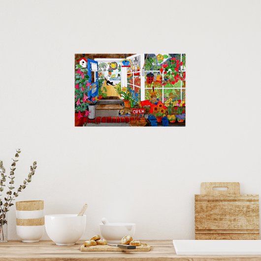 Der Floristenladen Poster (Küche)