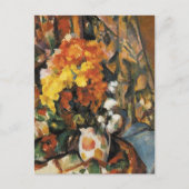Der Flower Vase Paul Cezanne Postkarte (Vorderseite)