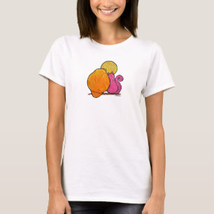 Der Flowy LimbBirds Frauen Kreis-Spitze T-Shirt