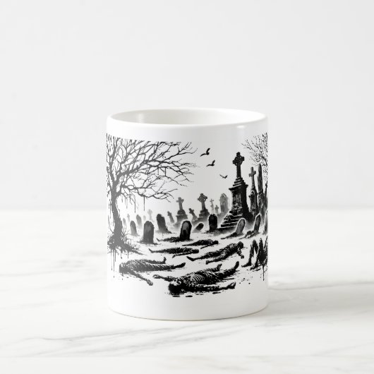 Der Fluch der Friedhöfe Kaffeetasse (Mittel)
