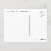 Der Fluch der Null Postkarte (Rückseite)