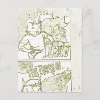 Der Fluch der Null Postkarte