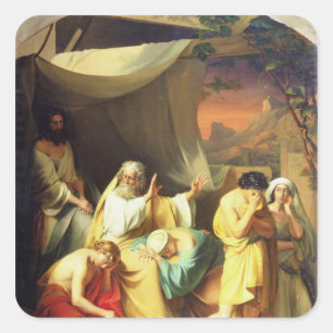 Der Fluch des Himmels Quadratischer Aufkleber