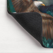 Der Flug der Freiheit - Eagle-Kunst Mousepad (Ecke)