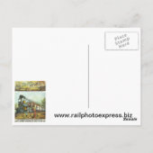 Der Flug der schnellen Post Postkarte (Rückseite)