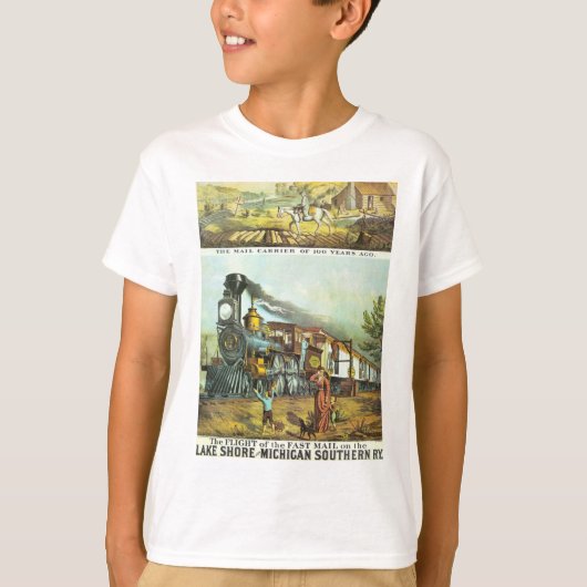 Der Flug der schnellen Post T-Shirt (Vorderseite)