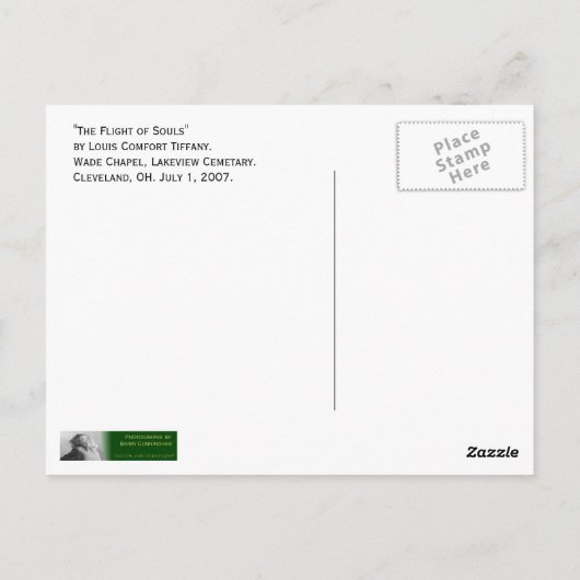 Der Flug der Soule Postkarte (Rückseite)