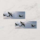 Der Flug der Wildgänse | Nummer 2 Mini Visitenkarte (Vorne/Hinten)