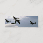 Der Flug der Wildgänse | Nummer 2 Mini Visitenkarte (Rückseite)