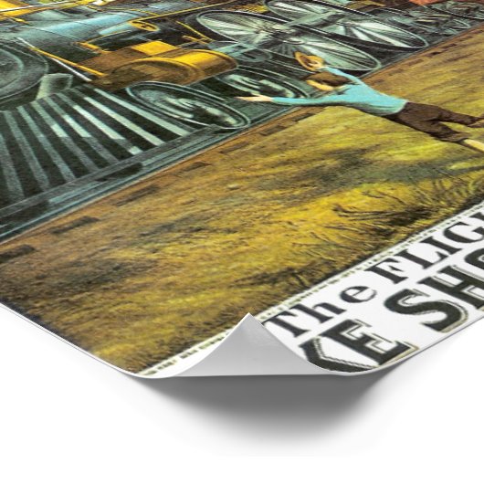 Der Flug des Fast Mail Posters Poster (Ecke)