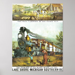 Der Flug des Fast Mail Posters Poster