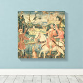 Der Flug des Helden, Franco-Flandern Leinwanddruck (Insitu (Holzboden))