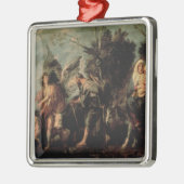 Der Flug in Ägypten, 17. Jahrhundert Ornament Aus Metall (Links)