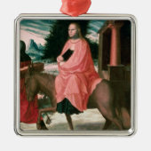 Der Flug in Ägypten 2 Silbernes Ornament (Vorne)