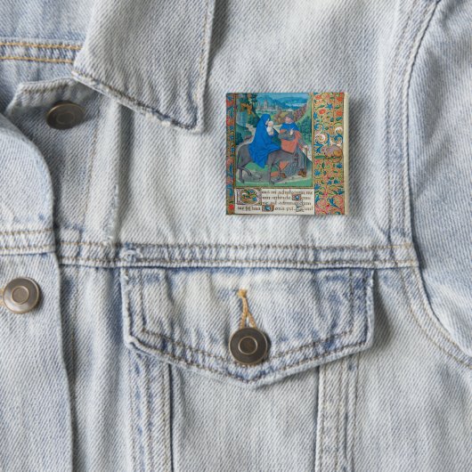 Der Flug in Ägypten Button (Beispiel)