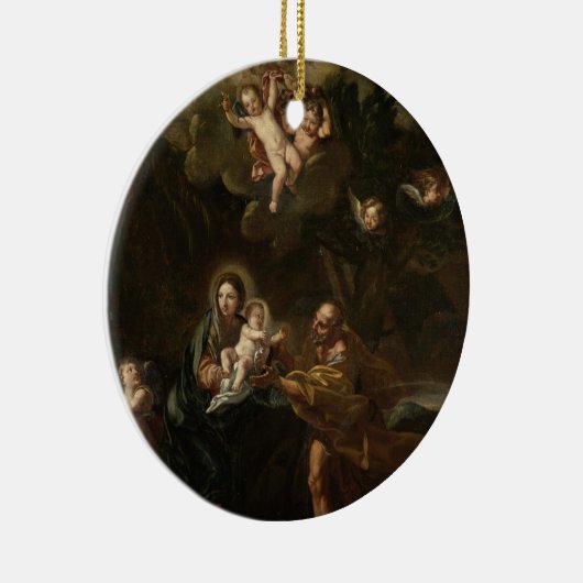 Der Flug in Ägypten Keramikornament (Rechts)