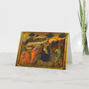 Der Flug in Ägypten-Weihnachten Feiertagskarte