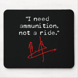 Der Flug ist hier. Ich brauche Munition, keine Mit Mousepad