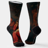 Der Flug nach Ägypten durch Abraham Bloemaert Socken (Gewinkelt)