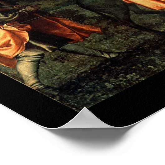 Der Flug nach Ägypten im 15. Jahrhundert Poster (Ecke)