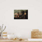 Der Flug nach Ägypten im 17. Jahrhundert Poster (Küche)