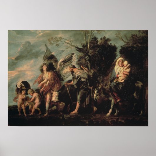 Der Flug nach Ägypten im 17. Jahrhundert Poster (Vorne)