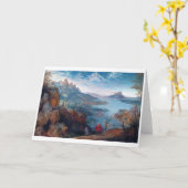 Der Flug nach Ägypten, Pieter Bruegel Karte (Gelbe Blume)