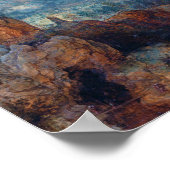 Der Flug nach Ägypten, Pieter Bruegel Poster (Ecke)