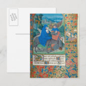 Der Flug nach Ägypten Postkarte (Vorne/Hinten)