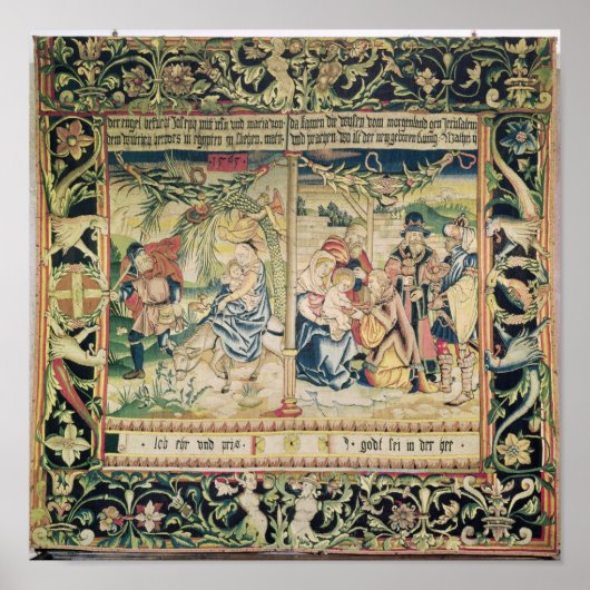 Der Flug nach Ägypten und die Bewunderung Poster (Vorne)