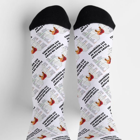 Der Flug oder der Kampf ist eine Frage von Hormone Socken (Oben)