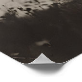 Der Flug - Silhouette über den Himmel Poster (Ecke)