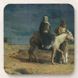 Der Flug von der Klinge von Herod, 1880 (Öl auf c Untersetzer