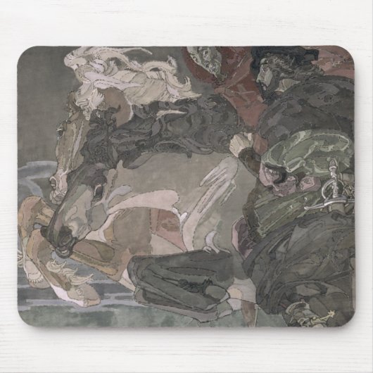 Der Flug von Faust und von Mephistopheles, 1896 Mousepad (Vorne)