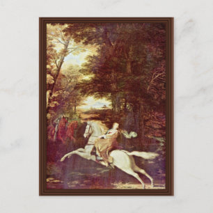 Der Flug von Florimell, Florimell vor Washington Postkarte