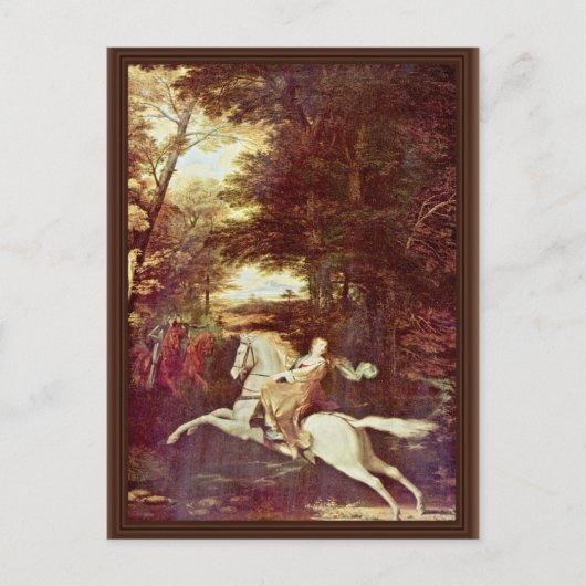 Der Flug von Florimell, Florimell vor Washington Postkarte (Vorderseite)