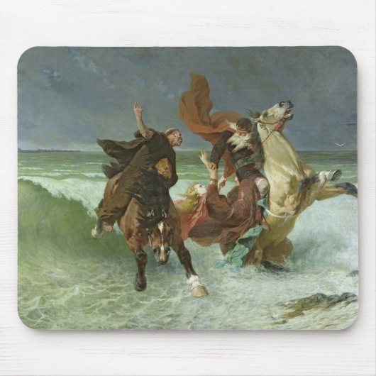 Der Flug von Gradlon Mawr c.1884 Mousepad (Vorne)
