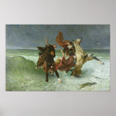 Der Flug von Gradlon Mawr c.1884 Poster (Vorne)