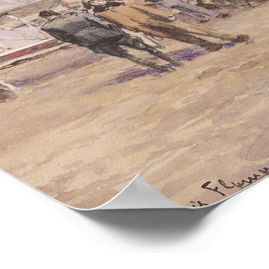 Der Flugplatz, 1918 Poster (Ecke)