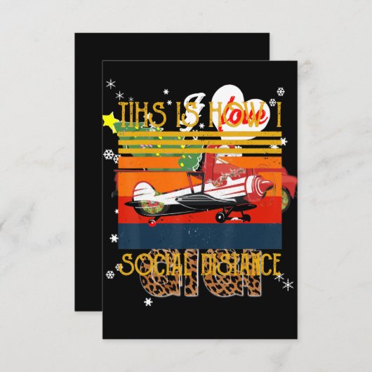 Der Flugzeugpilot ist so lustig Einladung (Vorne/Hinten)